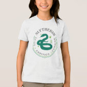 T-shirt En Tri-matière SLYTHERIN™ Green Snake House Pride Badge (Recto)