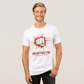 T-shirt En Tri-matière Smash Punch Fist – Bold Strength Motivation Art (Recto plein)