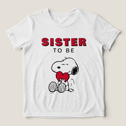 T-shirt En Tri-matière Snoopy | Little Sweetheart Tri-Blend Shirt (Design Recto)