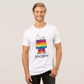 T-shirt En Tri-matière Snoopy | Rainbow Dog House (Recto plein)