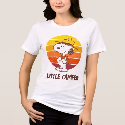T-shirt En Tri-matière Snoopy | Scout Beagle - Happy Camper (Recto)