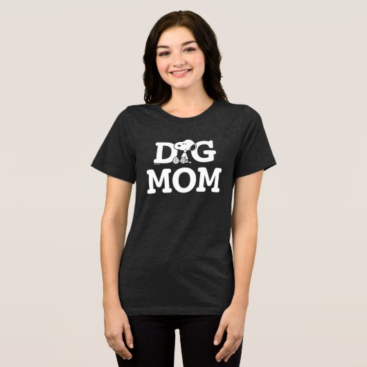 T-shirt En Tri-matière Snoopy | T-shirt maman chien (Recto plein)