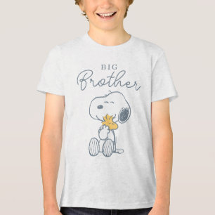 T-shirt En Tri-matière Snoopy & Woodstock Baby Shower Céleste