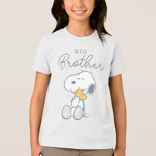 T-shirt En Tri-matière Snoopy & Woodstock | Over the Moon Baby Shower (Recto)