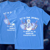T-shirt En Tri-matière Snowman Dreidels Juif Holiday Hanoukka drôle