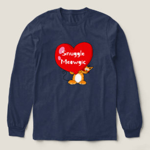 T-shirt En Tri-matière Snuggle Meowgic Funny Chat Pun Art