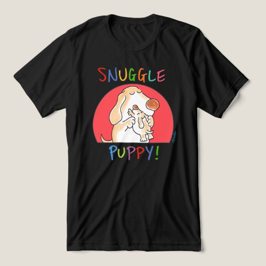 T-shirt En Tri-matière SNUGLE PUPPY ! par Sandra Boynton (Design Recto)