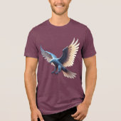 T-shirt En Tri-matière Soaring Crystal Eagle – Symbol of Transformation (Recto)