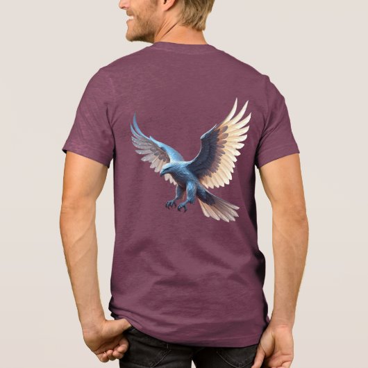 T-shirt En Tri-matière Soaring Crystal Eagle – Symbol of Transformation (Verso)