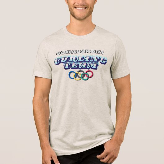 T-shirt En Tri-matière SoCalSport Curling Team (Recto)