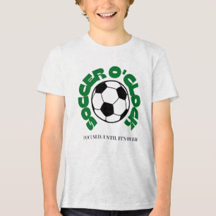 T-shirt En Tri-matière Soccer O'Clock – Concentré jusqu'à la fin Soccer