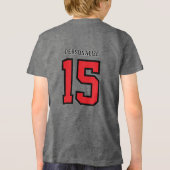 T-shirt En Tri-matière Soccer vous met à votre but - Rouge (Verso)