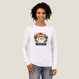 T-shirt En Tri-matière Société d'esprit de Boo Manches longues