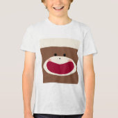 T-shirt En Tri-matière Sock Monkey Smile (Garçon) (Recto)