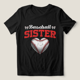 T-shirt En Tri-matière Soeur de baseball Vintage