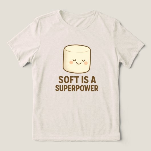 T-shirt En Tri-matière Soft is a Super Power (Design Recto)