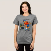 T-shirt En Tri-matière Software Engineer Playing Pickleball with a Paddle (Recto plein)