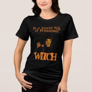 T-shirt En Tri-matière Sois une sorcière chemise Halloween