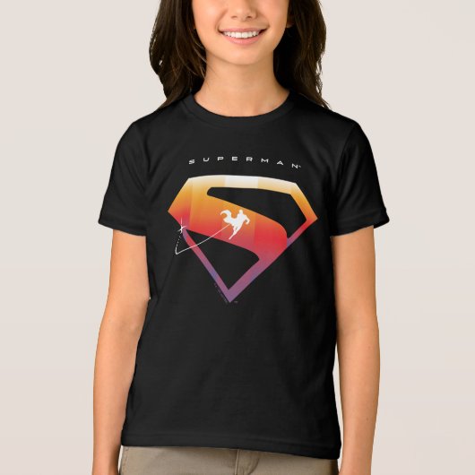 T-shirt En Tri-matière Soleil Tourner Superman Shield (Recto)