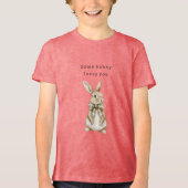 T-shirt En Tri-matière Some Bunny Loves You Green Bow Easter (Recto)