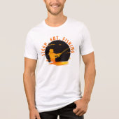 T-shirt En Tri-matière Sommeil, Mange, Pêche (Recto)