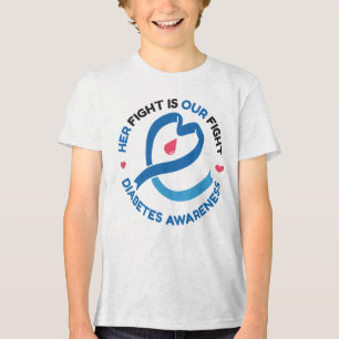 T-shirt En Tri-matière Son combat est notre combat – Sensibilisation au d
