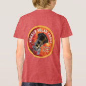 T-shirt En Tri-matière Sonde solaire Parker de la NASA Sunburst Rouge (Verso)