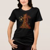 T-shirt En Tri-matière Sorcière d'automne avec vibes automnales (Recto)
