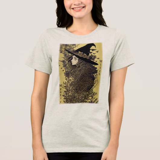 T-shirt En Tri-matière Sorcière d'Halloween Mystic Witch (Recto)