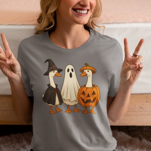 T-shirt En Tri-matière Sorcière éffrayante Silly Goose Halloween