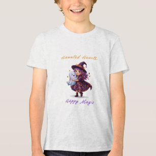 T-shirt En Tri-matière Sorcière et meilleures amies Boo Mignon Halloween