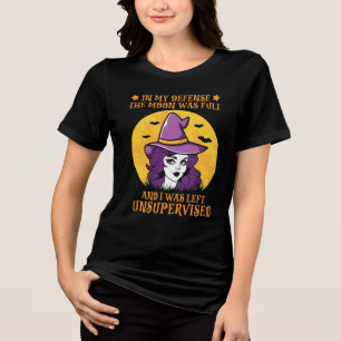 T-shirt En Tri-matière Sorcière Lune