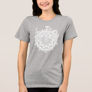 T-shirt En Tri-matière Soyez En Harmonie Avec Vous-Même