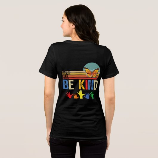 T-shirt En Tri-matière Soyez gentil (Verso intégral)