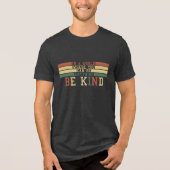 T-shirt En Tri-matière Soyez inspiré Conception rétro pour la positivité (Recto)