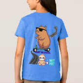 T-shirt En Tri-matière Soyez Juste Cool Pas Chaud T-shirt Enfants | Amusa (Verso)