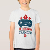 T-shirt En Tri-matière Soyez le changeur de jeu #1 Jeu (Recto)