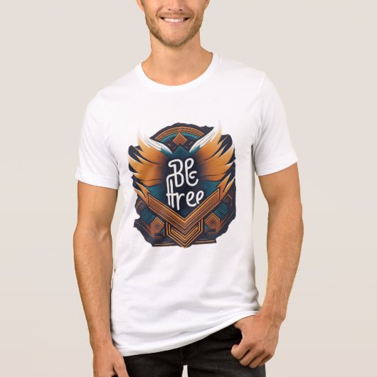 T-shirt En Tri-matière Soyez libre (Recto)