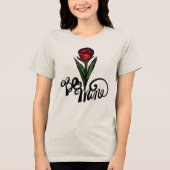 T-shirt En Tri-matière Soyez mienne Red Rose Valentine (Recto)
