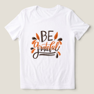 T-shirt En Tri-matière Soyez reconnaissant - Jour Bon thanksgiving d'Acti