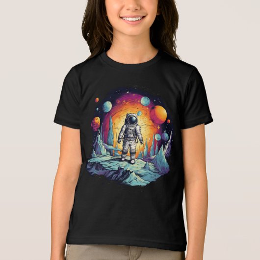 T-shirt En Tri-matière "Space Explorer Tee - Galactic Adventure Await!" (Recto)