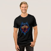 T-shirt En Tri-matière Spacial Wolf T-Shirt (Recto plein)