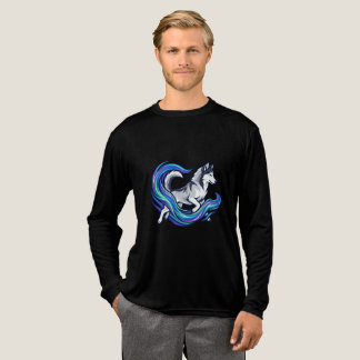 T-shirt En Tri-matière Spirit Husky Electric Blue Aura Graphic
