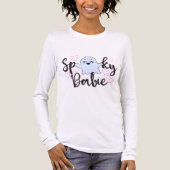 T-shirt En Tri-matière Spooky Babe T-Shirt | Cute Girly Halloween Tee (Recto)