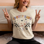 T-shirt En Tri-matière Spooky Baby Retro Ghost Plaid