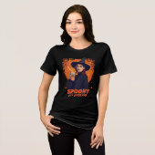 T-shirt En Tri-matière Spooky but Stylish Witch Halloween T-Shirt (Recto plein)