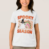 T-shirt En Tri-matière Spooky Season Halloween Vibes-45634 (Recto)
