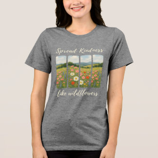 T-shirt En Tri-matière Spread kindness like wildflowers. T-Shirt
