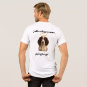 T-shirt En Tri-matière Springer Spaniel Angel / Devil men's t shirt (Verso intégral)