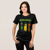 T-shirt En Tri-matière Squad Ghouls Funny Halloween Duck Pumpkin Ghost (Recto plein)